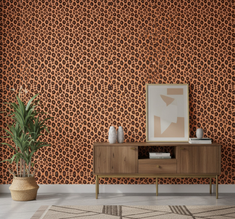 Tapete tiere im leopardenmuster mix - TenStickers