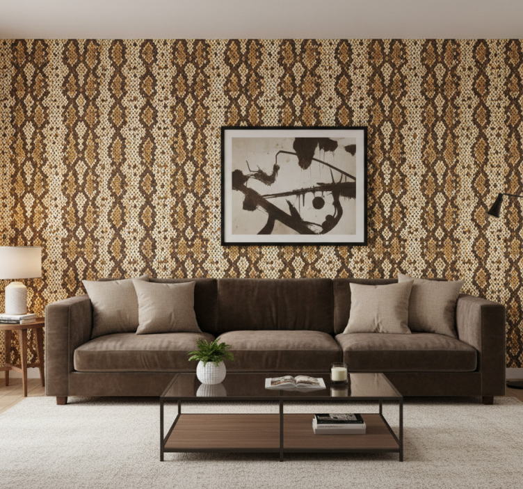 Tapete tiere im schlangenhautdesign - TenStickers