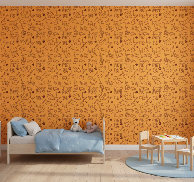 Tapete tiere meine haustiere - TenStickers