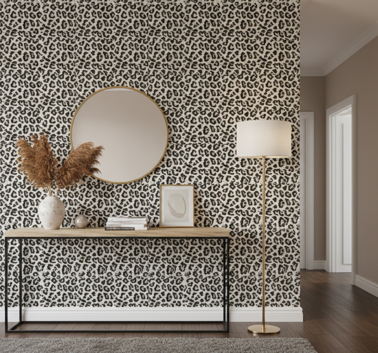 Tapete tiere mit weißem leopardenmuster - TenStickers