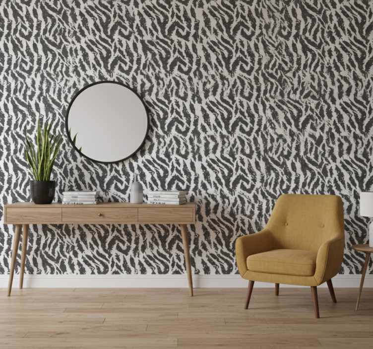 Tapete tiere zebra streifen konzept - TenStickers