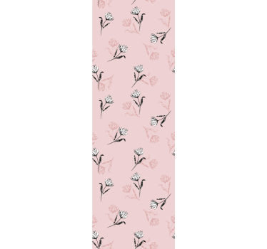 Blumentapete zeitlose florale eleganz - TenStickers