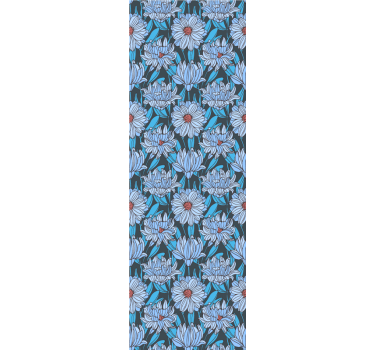 Blumentapete üppiges blumendesign - TenStickers