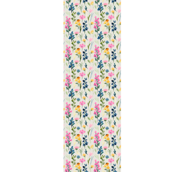 Blumentapete buntes blumenarrangement - TenStickers