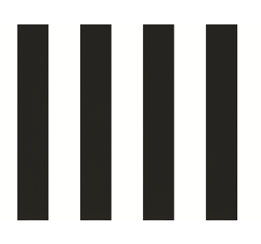 Tapete Küche weiße und schwarze streifen - TenStickers