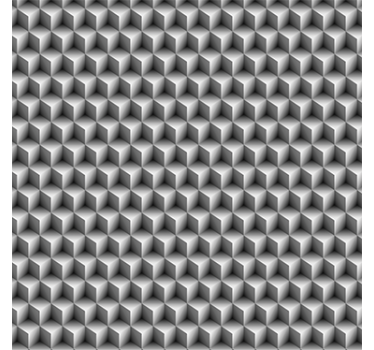 3d tapete mit grauem würfelmuster - TenStickers