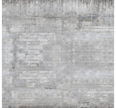 Wohnzimmer tapete in rohem industriellen beton - TenStickers
