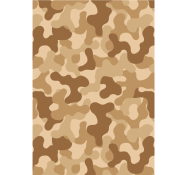 Ornament tapete im abstrakten camouflage-muster - TenStickers