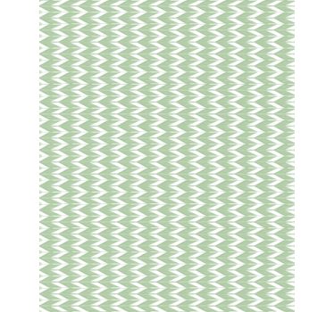 Tapete geometrisch chevron-muster grün - TenStickers