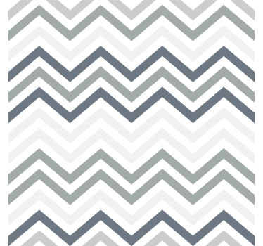 Tapete geometrisch im eleganten chevron-muster - TenStickers