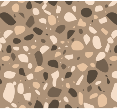 Steintapete in abstraktem kieselstein-design - TenStickers
