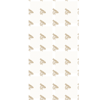 Tapete kinderzimmer elegante bienenillustration - TenStickers
