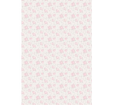 Tapete flur zarte rosa rosen - TenStickers