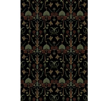 Tapete küche mit eleganten blattmotiven - TenStickers