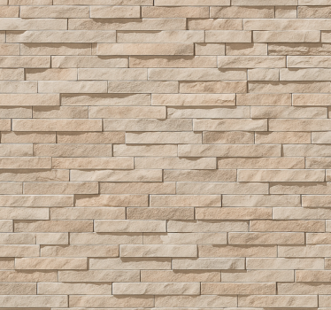 Wohnzimmer tapete 3d beige steinmuster - TenStickers