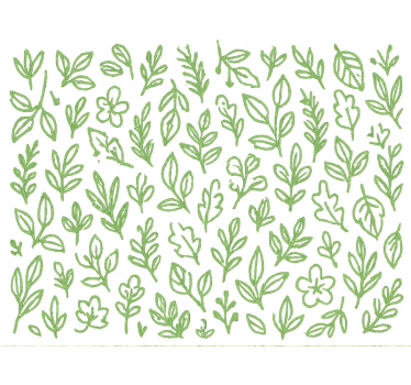Tapete kinderzimmer botanisches grün - TenStickers