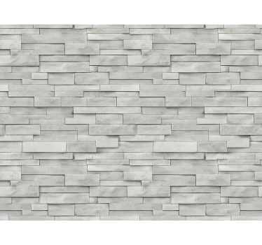 Steintapete graue schiefer ledge stone - TenStickers