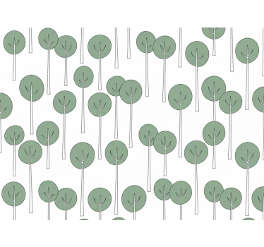 Blumentapete im minimalistischen baumdesign b0881mpqfk - TenStickers
