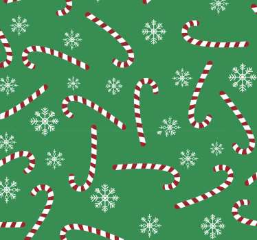 Schlafzimmer Tapete Süßigkeiten weihnachten - TenStickers