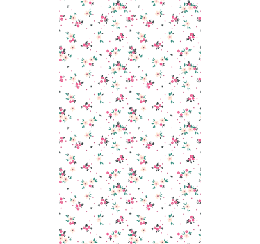 Blumentapete blumenstrauß-anzeige - TenStickers
