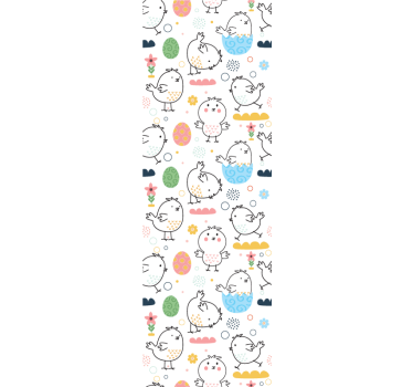 Tapete Kinderzimmer küken muster freude - TenStickers