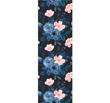 Blumentapete botanische florale eleganz - TenStickers