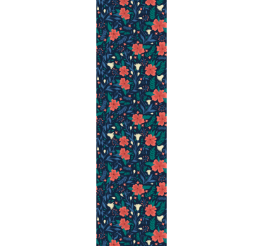 Blumentapete  Blumen im nordischen Stil - TenStickers