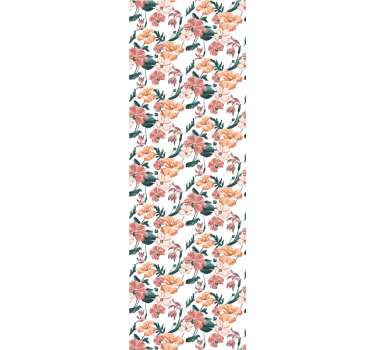 Blumentapete florale wiederholung - TenStickers