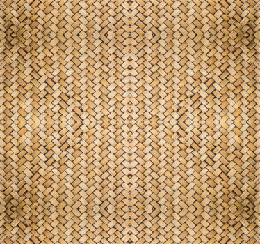 Tapete Holzoptik gewebte textur - TenStickers