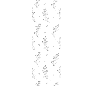 Blumentapete beige florale eleganz - TenStickers