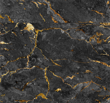Tapete Wohnzimmer mit Marmor Schwarzgoldene - TenStickers