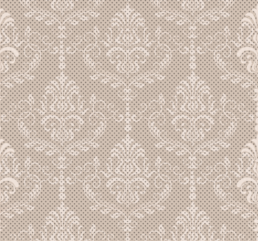 Tapete Wohnzimmer mit Barock eleganter damast - TenStickers