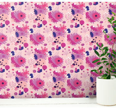 Blumentapete blumenarrangement-design - TenStickers