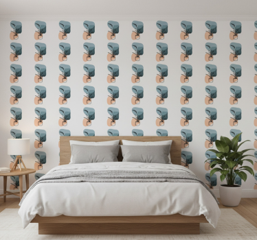Blumentapete im minimalistischen orchideen-design - TenStickers