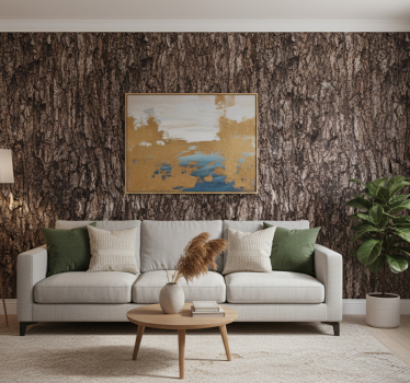 Tapete baum mit realistischer baumrinde - TenStickers