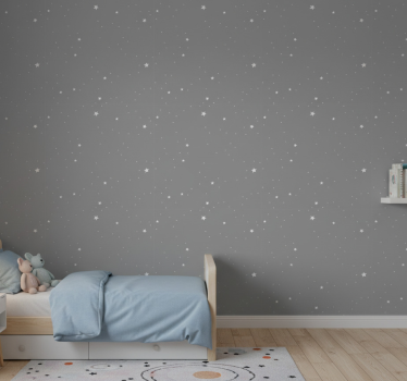 Tapete kinderzimmer nächtlicher sternenhimmel - TenStickers