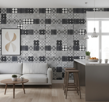Tapete küche in zement "ardesia" - TenStickers