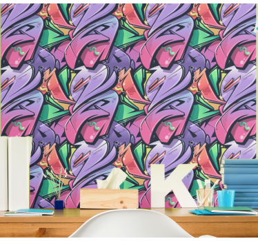 Tapete Kunst extravagante tukane - TenStickers