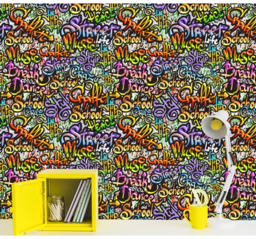 Tapete Schriftzug graffiti-Schriftzug - TenStickers