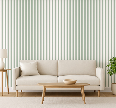 Wohnzimmer tapete klassische graue streifen - TenStickers